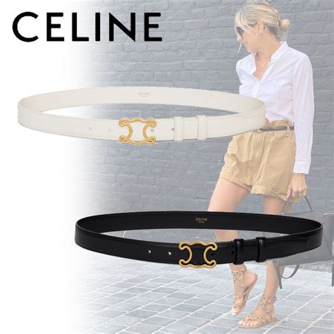 celine triomphe belt dupe|celine triomphe belt size guide.